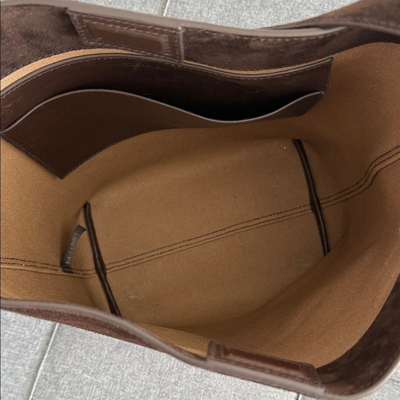 Madewell Brown Suede Bucket Bag - Picture 3 of 4